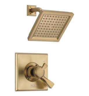 Delta T17251-CZ Dryden Monitor 17 Series Shower Trim with Single Function Showerhead in Champagne Bronze